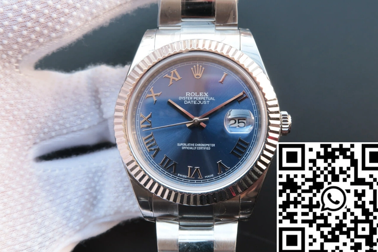 Factory EW Rolex Datejust Blue Dial 116334 0105
